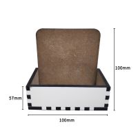 5mm single side Sublimation MDF business card box