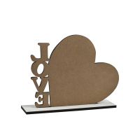 Sublimation Blank  LOVE MDF Photo Frame (180*144*5mm)