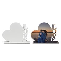 Sublimation Blank  LOVE MDF Photo Frame (180*144*5mm)