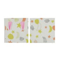 Sublimation Rabbit cotton linen pillow case-pink BY089-PK