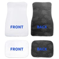 Sublimation Blank  Mink Car Mat 4-Pieces Sets