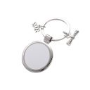 Sublimation Graduation Season Metal Scroll  Key Chain