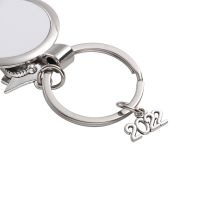 Sublimation Graduation Season Metal Scroll  Key Chain