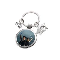 " Sublimation Graduation Metal Key Chain with Cap "