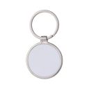Sublimation Metal  Round Single-Sided Keychain