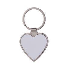Sublimation Single-Sided Metal  Heart Keychain