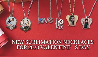 NEW Sublimation Necklaces for 2023 Valentine's Day